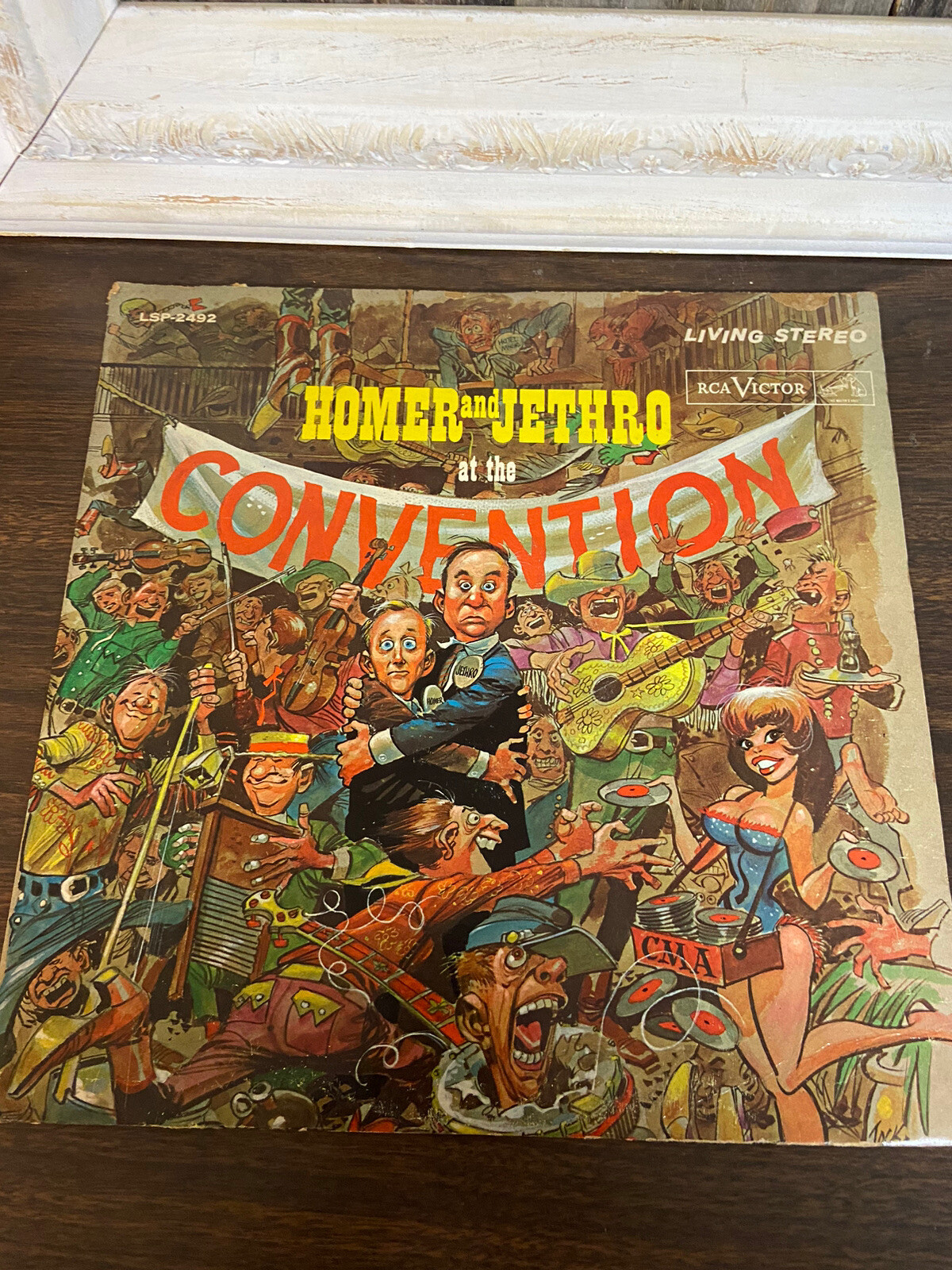 Homer & Jethro At The Convention Vinyl LP RCA LPM 2492, 1962 Jack Davis Cover!