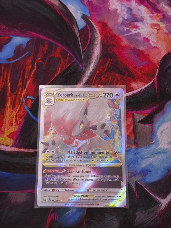 Carte Pokémon Zoroark Vstar 147/196