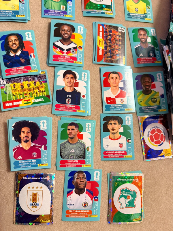 Cromos mundial panini 2026