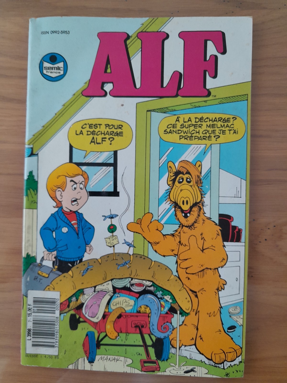 ALF    N°07     SEMIC     1989    TBE
