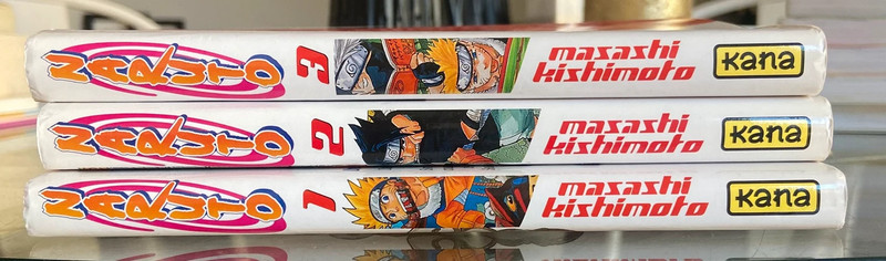 Naruto tome 1-2-3
