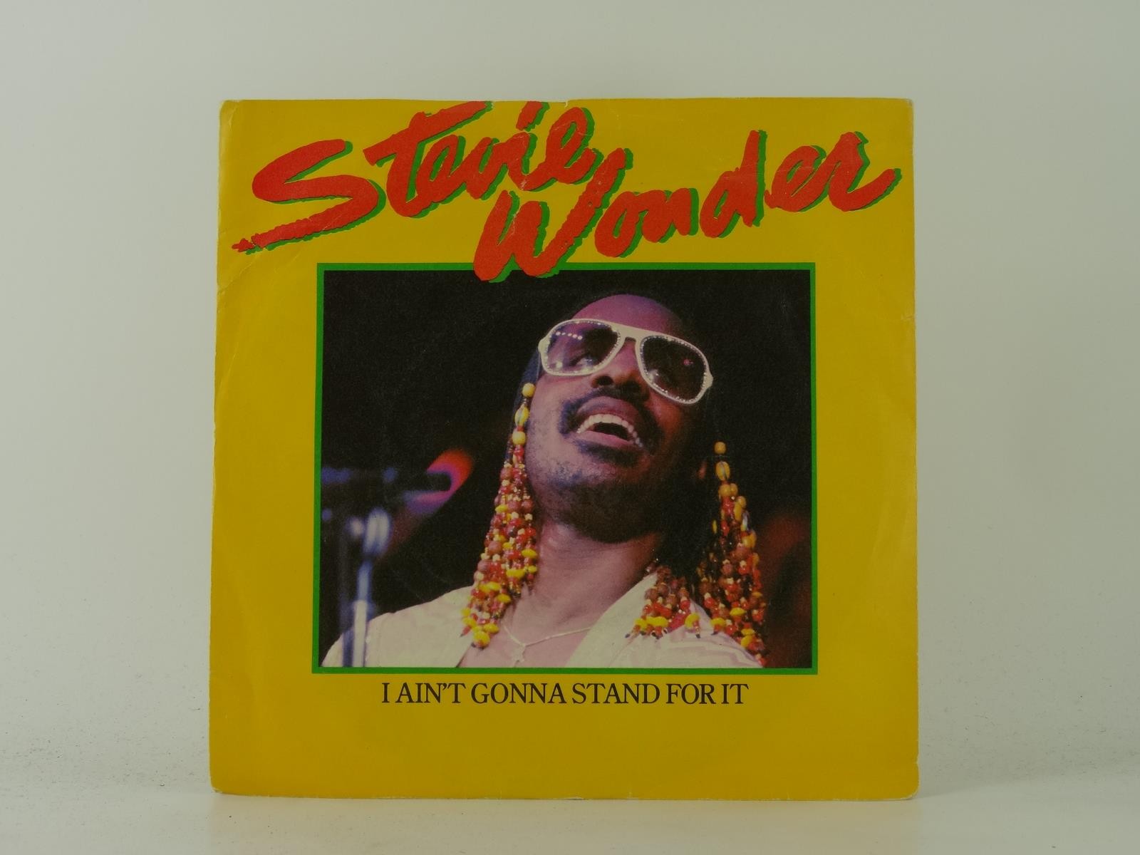 STEVIE WONDER I AIN'T GONNA STAND FOR IT (8) 2 Track 7" Single plus Picture Slee