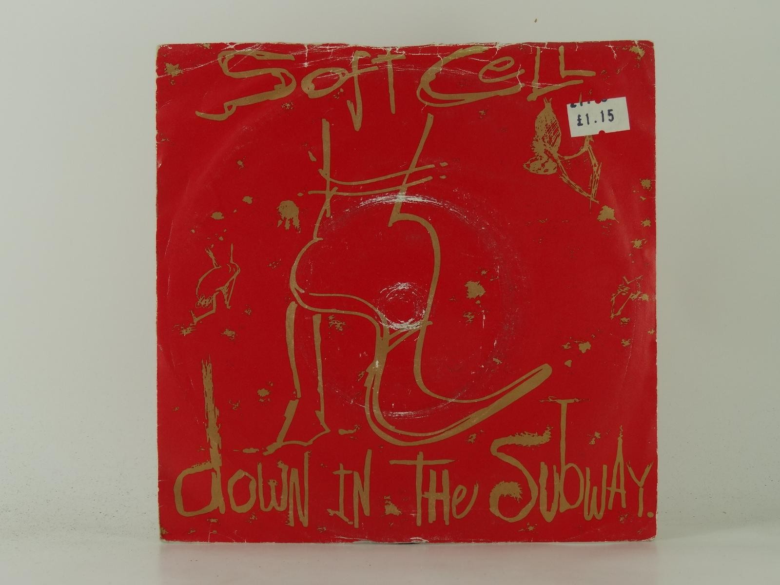 SOFT CELL DOWN IN THE SUBWAY (47) 2 Track 7" Single plus Picture Sleeve SOME BIZ