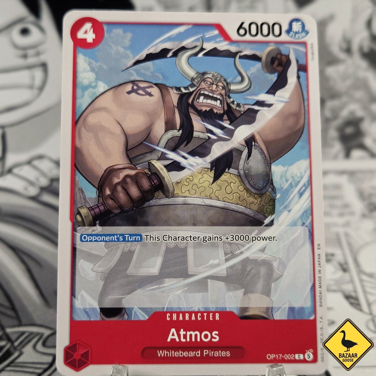 Atmos OP17-002 One Piece CCG OP17 The World's Strongest Warriors Near Mint