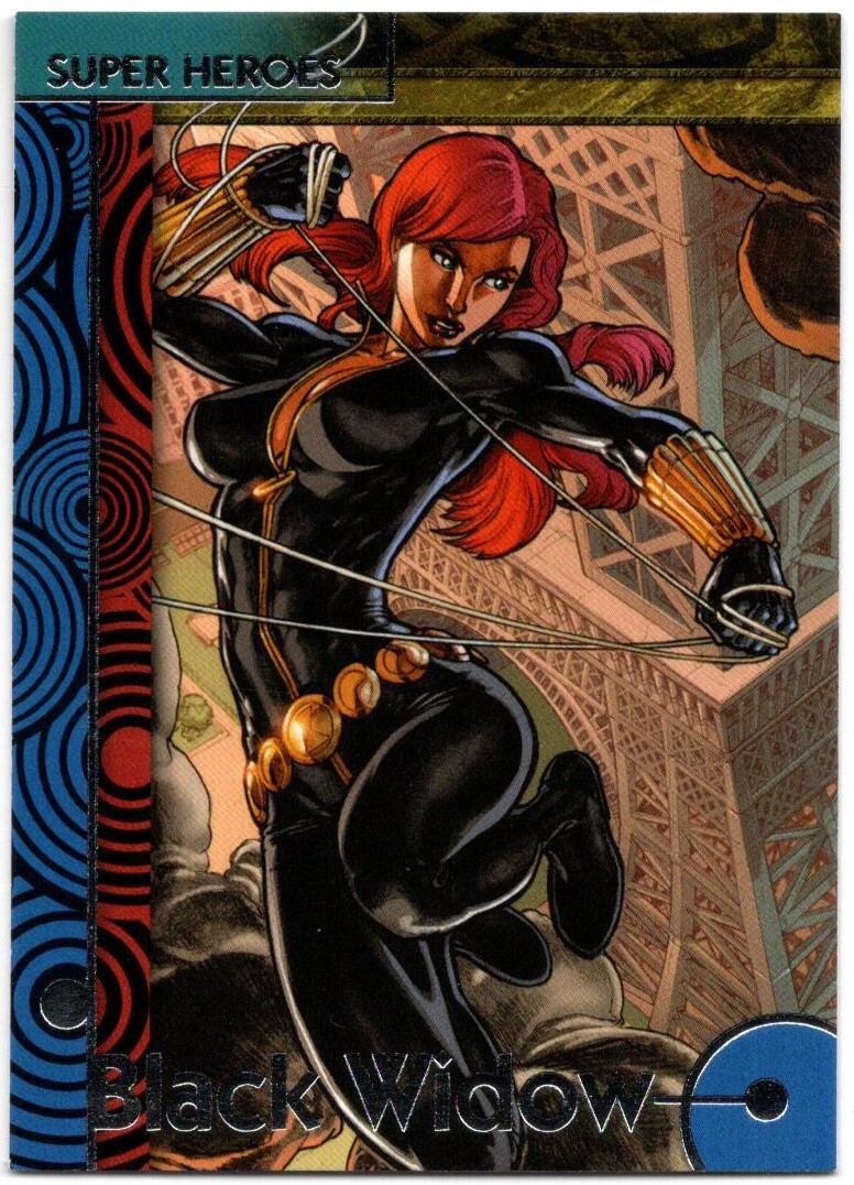 2013 Marvel Fleer Retro SET BASE CARD #3....VEDOVA NERA