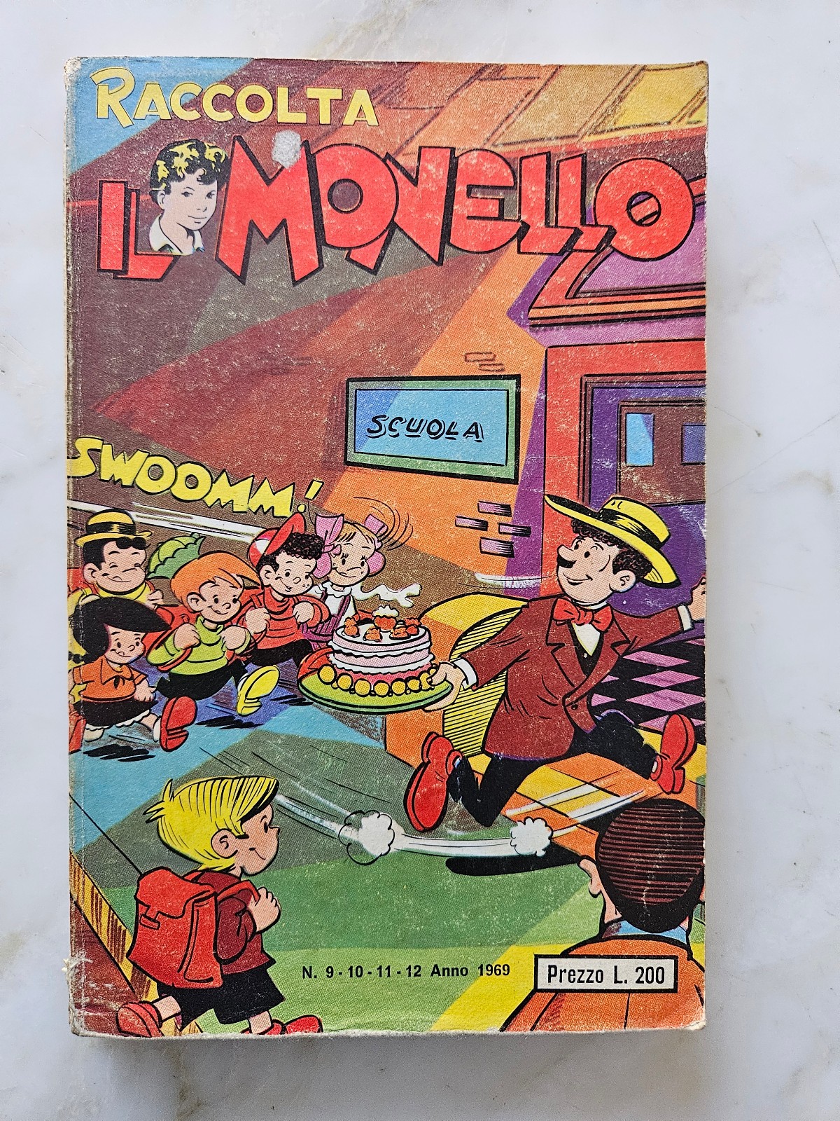 Raccolta IL MONELLO 178° dei nn. 9-10-11-12 del 1969 -Universo 1970- quasi ottim