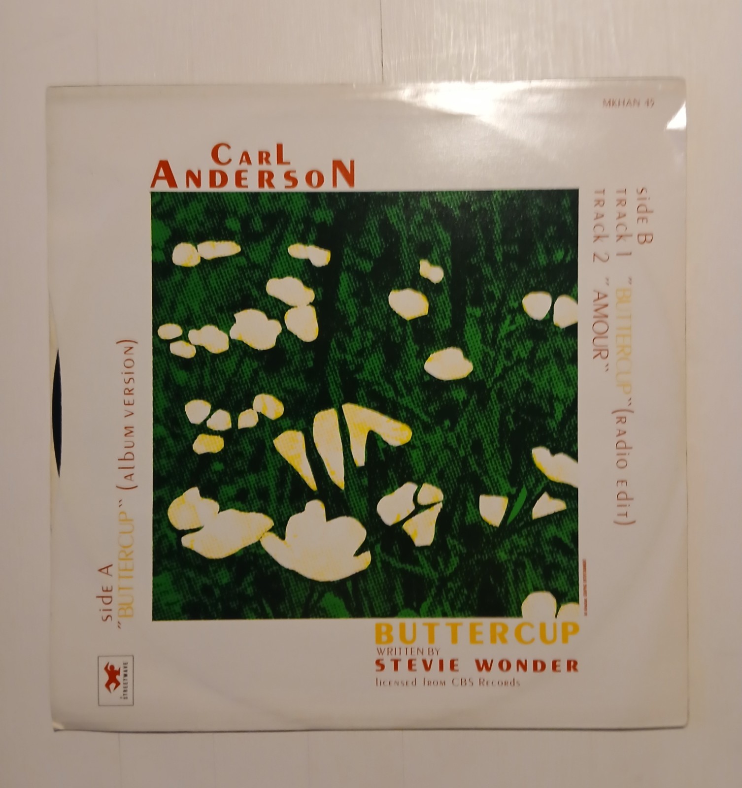 CARL ANDERSON - BUTTERCUP - 12" VINYL SINGLE - VG+ -