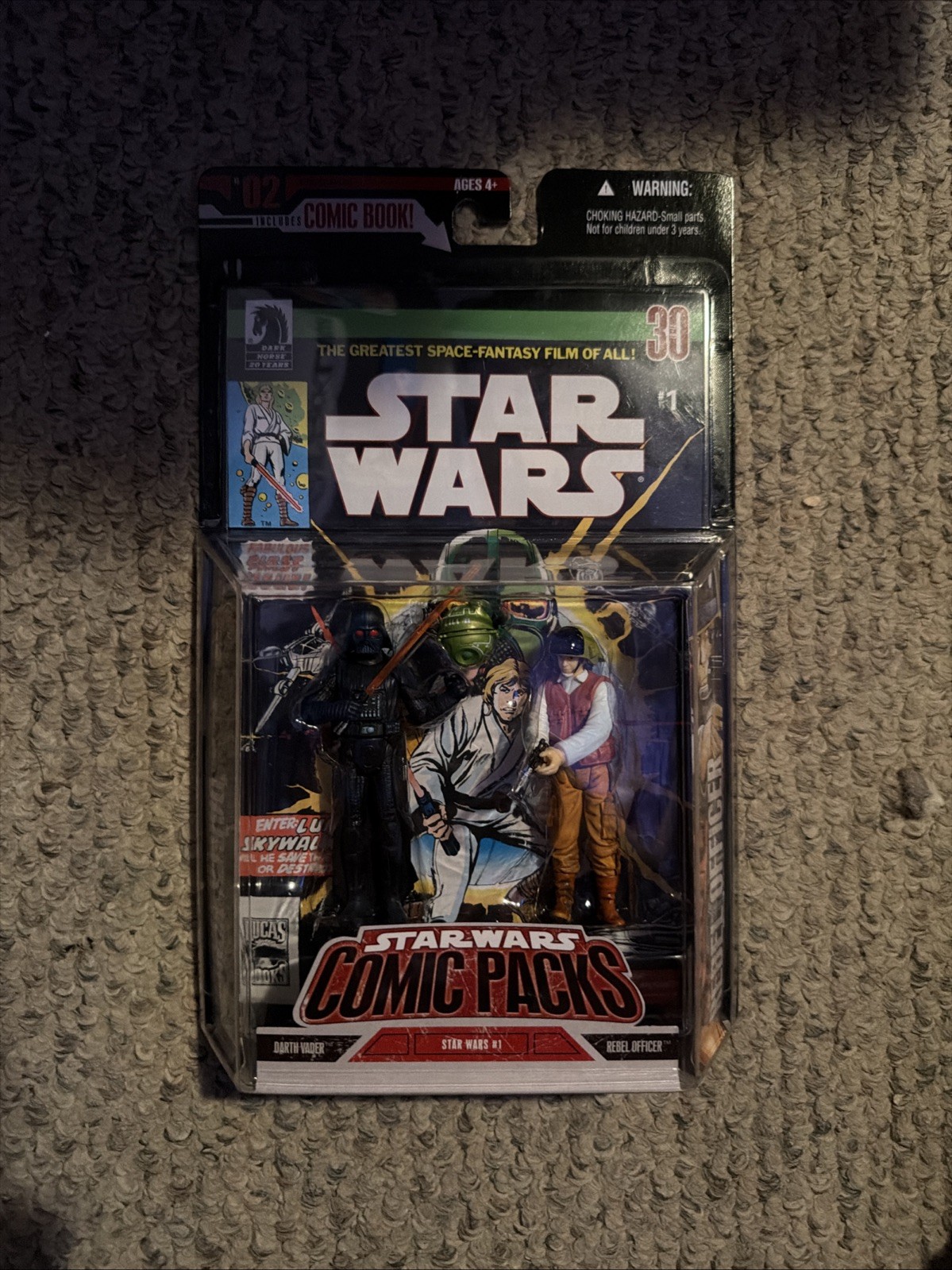 Star Wars: Comic Packs - Darth Vader e Ufficiale Ribelle con Cavallo Oscuro Fumetto 1