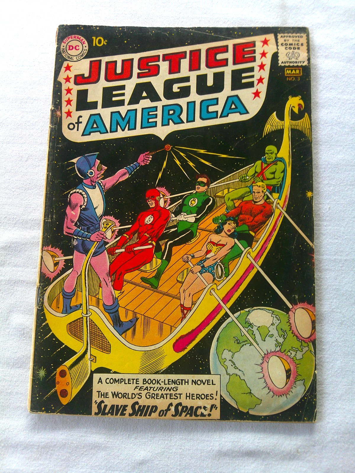 Justice League of America #3 DC 1961 Good- 1st Kanjar Ro Key Issue