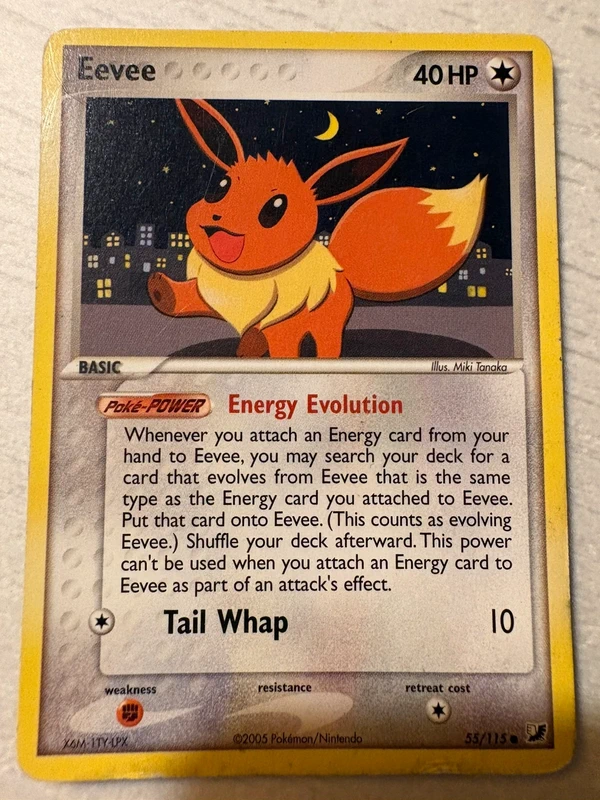 Pokémon Evee 55/115 EX Unseen Forces (2005)