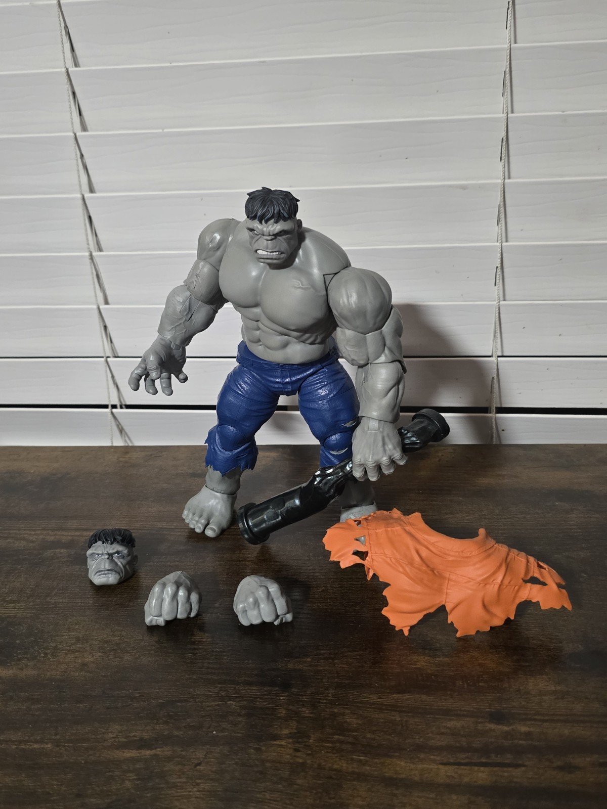 Marvel Legends Gray Hulk (da Bruce Banner 2 Pack) Modellino Sciolto Completo