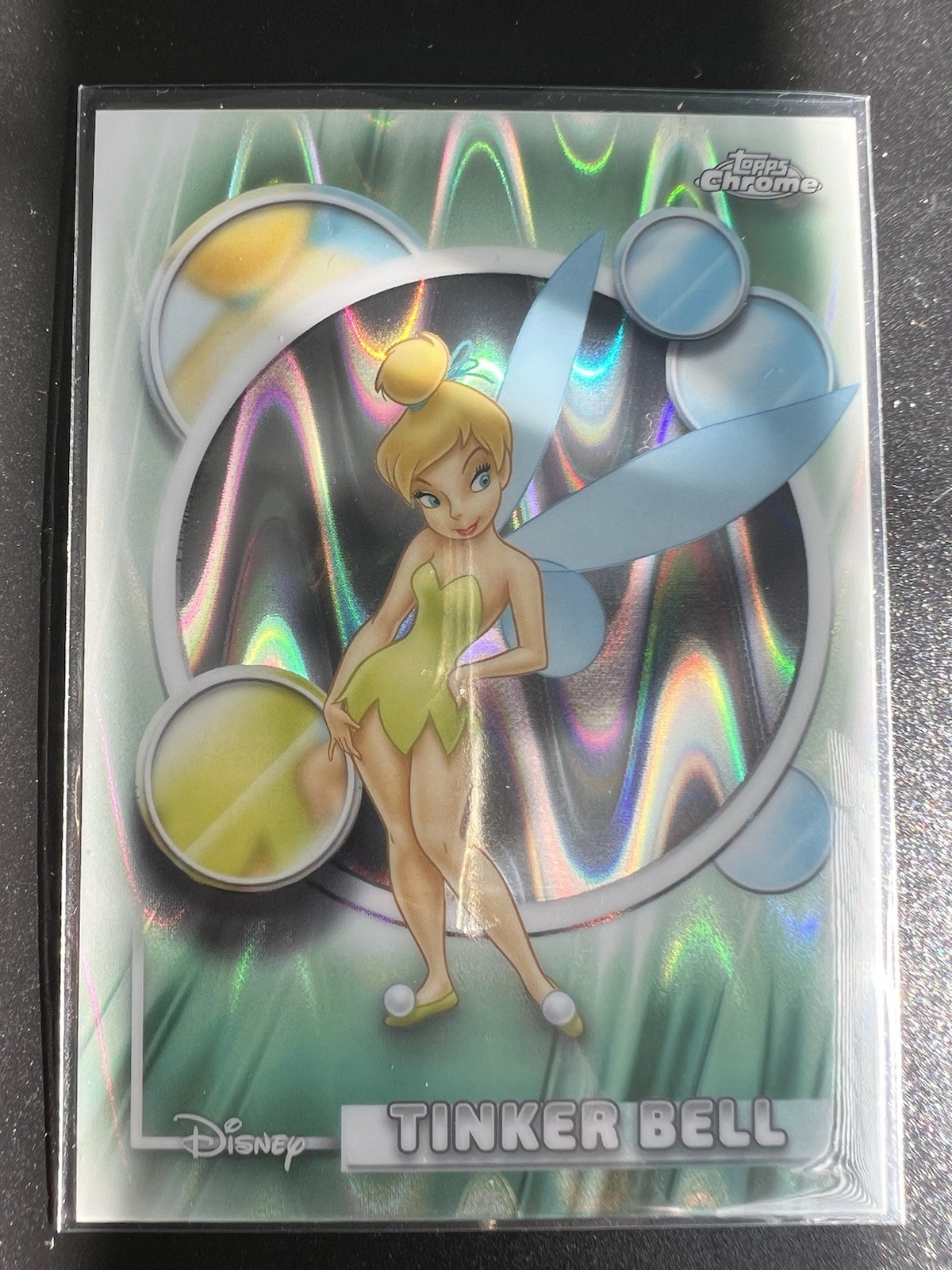 Topps 2026 Topps Chrome Disney 100 Peter Pan #166 Tinker Bell Refractor