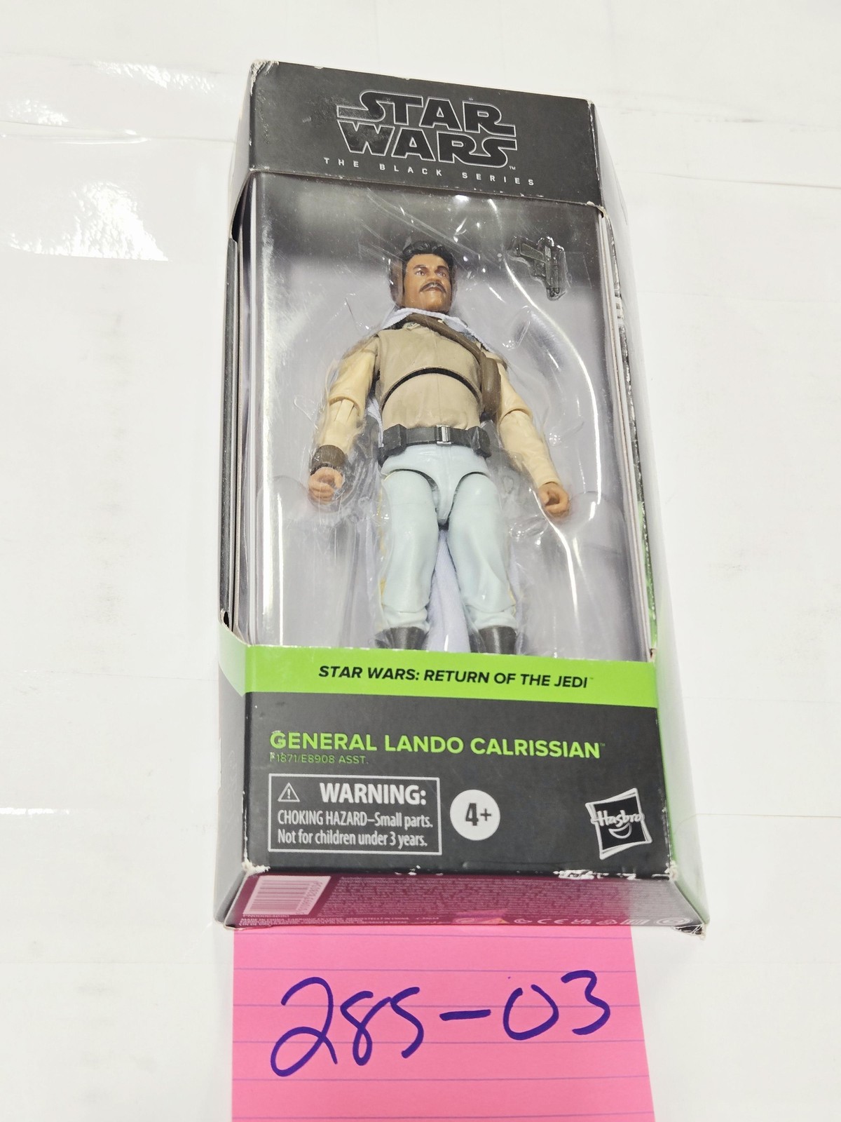 Star Wars General Lando Calrissian Action Figure 6in Hasbro Giocattolo Nuovo Serie Nera