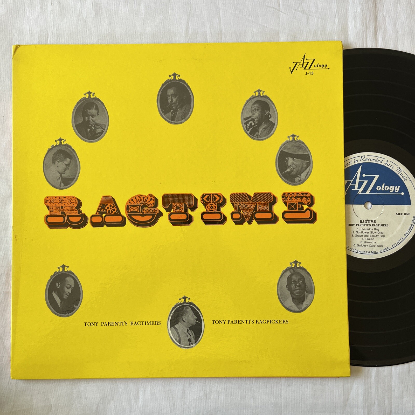 Tony Parenti's Ragtimers, Tony Parenti's Ragpickers - Ragtime, LP JAZZOLOGY J-15