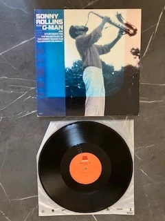 Sonny Rollins plays G-man - vintage vinyl 1987