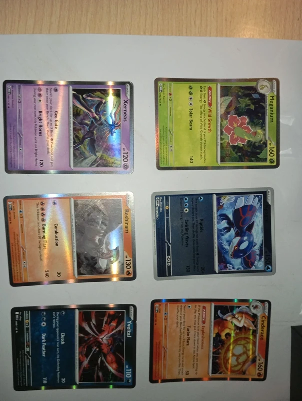 Lote legendarios holo pokemon