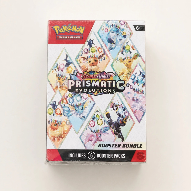Pokémon TCG Prismatic Evolutions - Booster Bundle 6 Packs - Selado