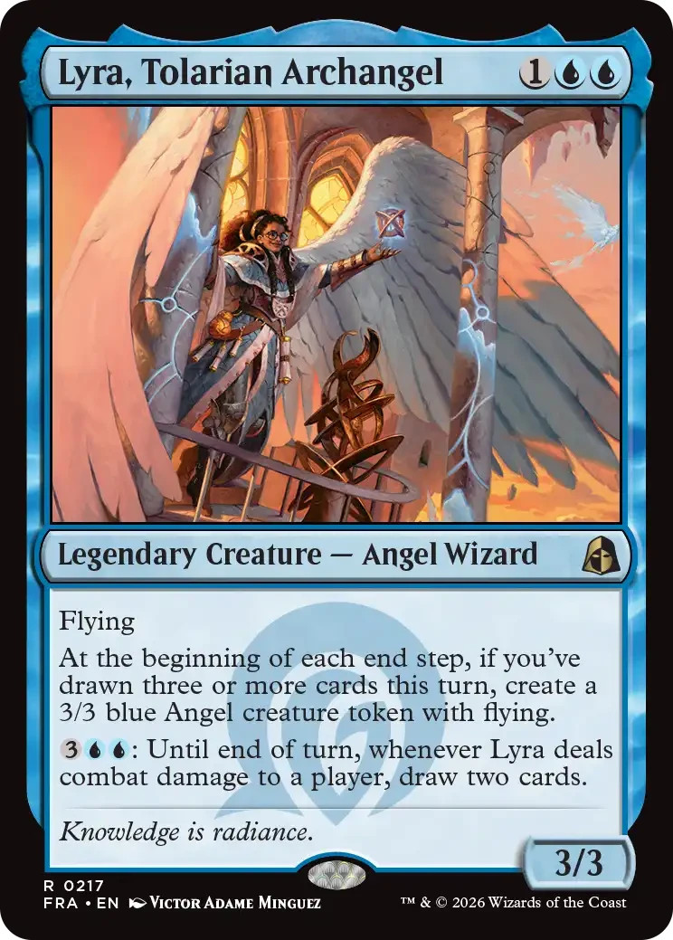 FOIL Lyra Arcangelo Tolariano - Frattura Realtà MtG - quasi nuovo