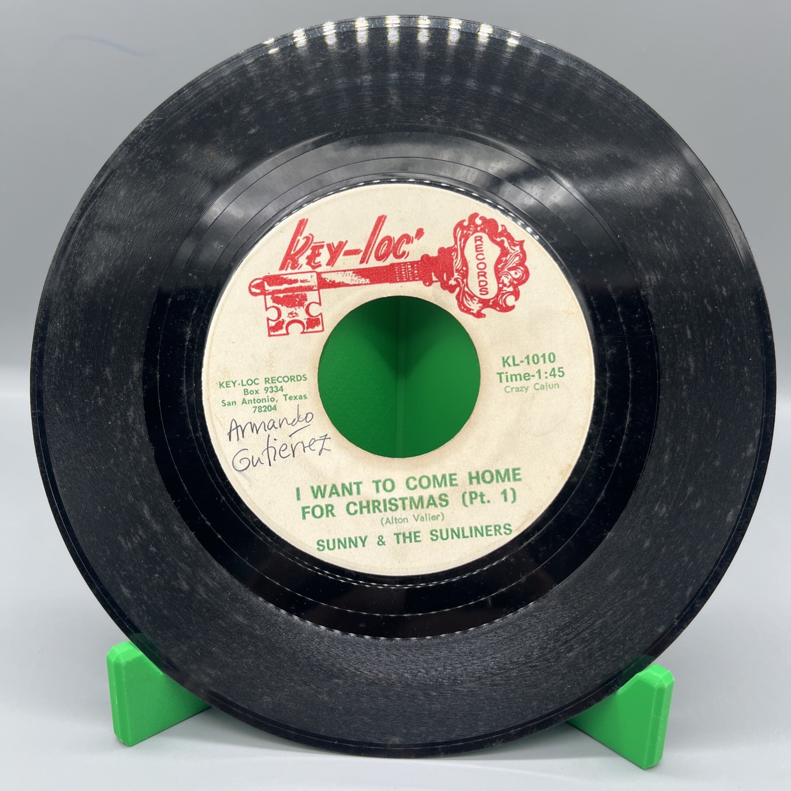 Sunny & The Sunliners I Want To Come Home For Christmas Pt 1 & 2 45 Key-Loc 1010