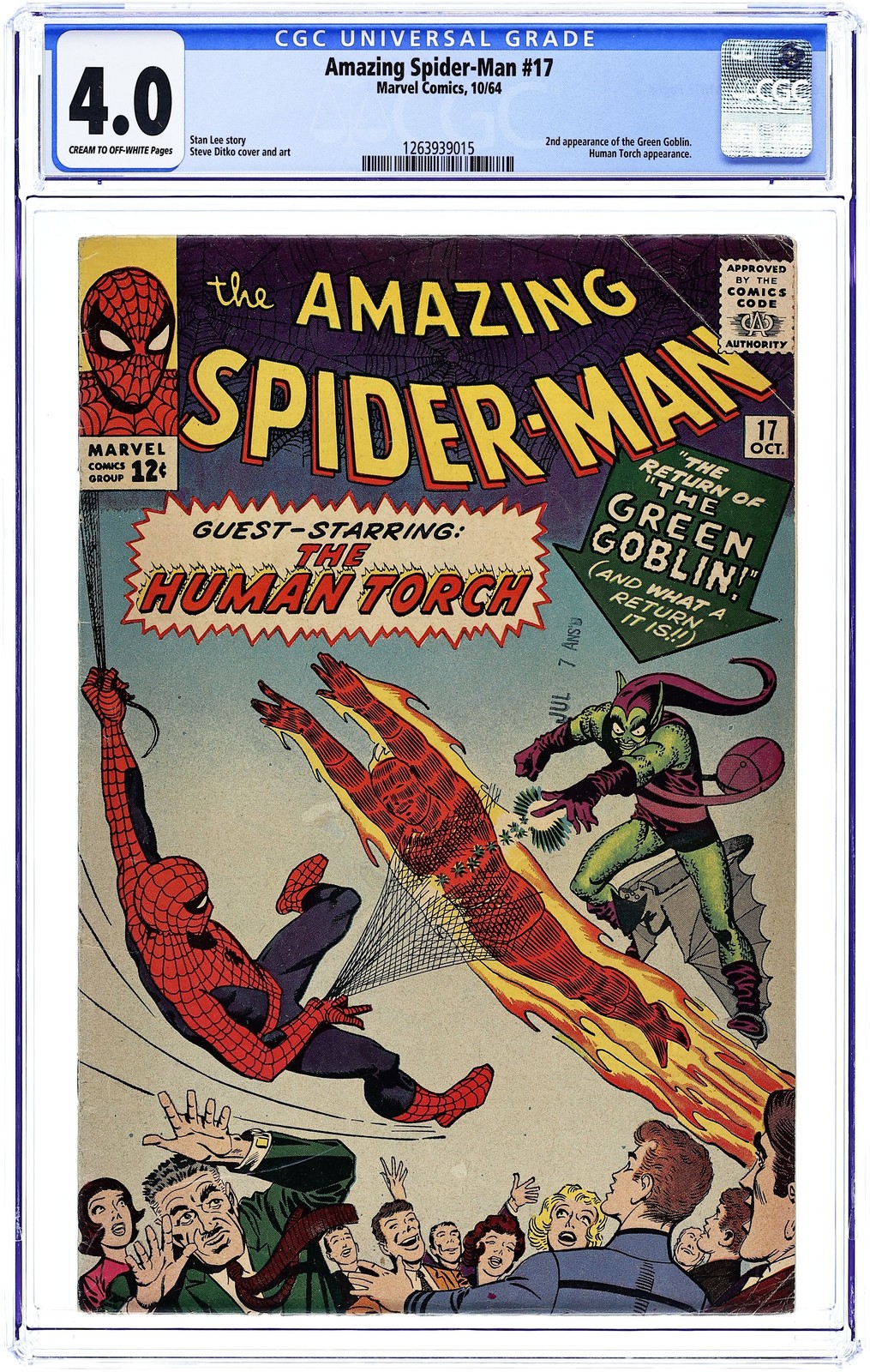 Amazing Spider-Man #17 CGC 4.0 1964 1263939015