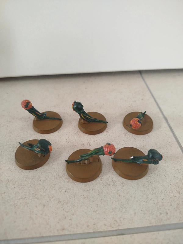 6x sporemines - Tyranids - original plastic models