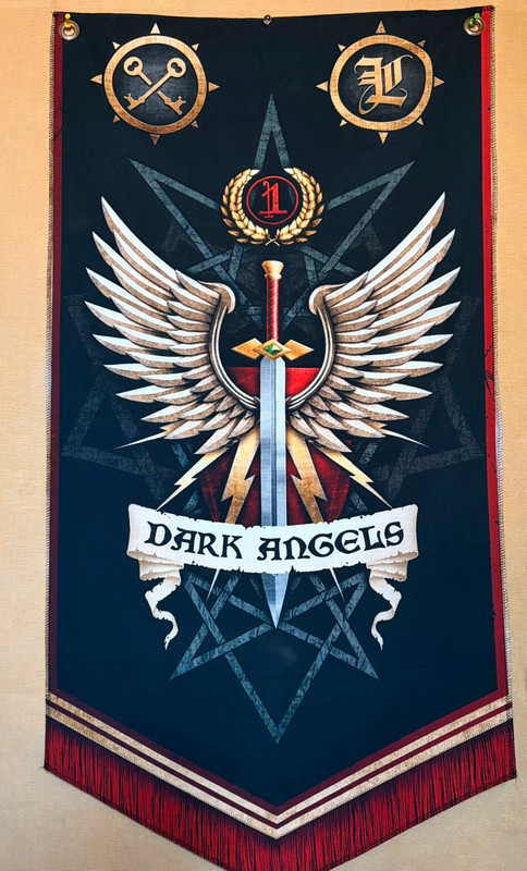 Warhammer 40K Dark Angels Official Wall Banner – New