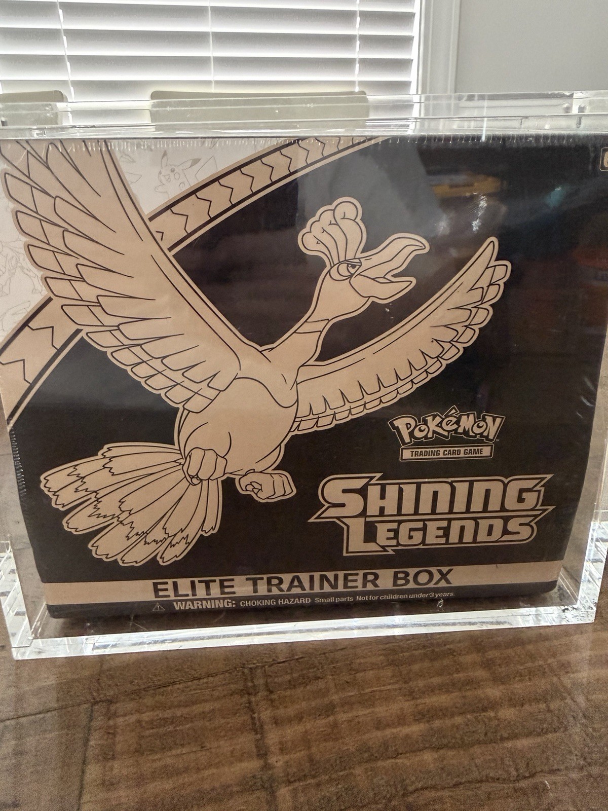 Pokemon TCG Shining Legends ETB With Acrylic Case New Sealed