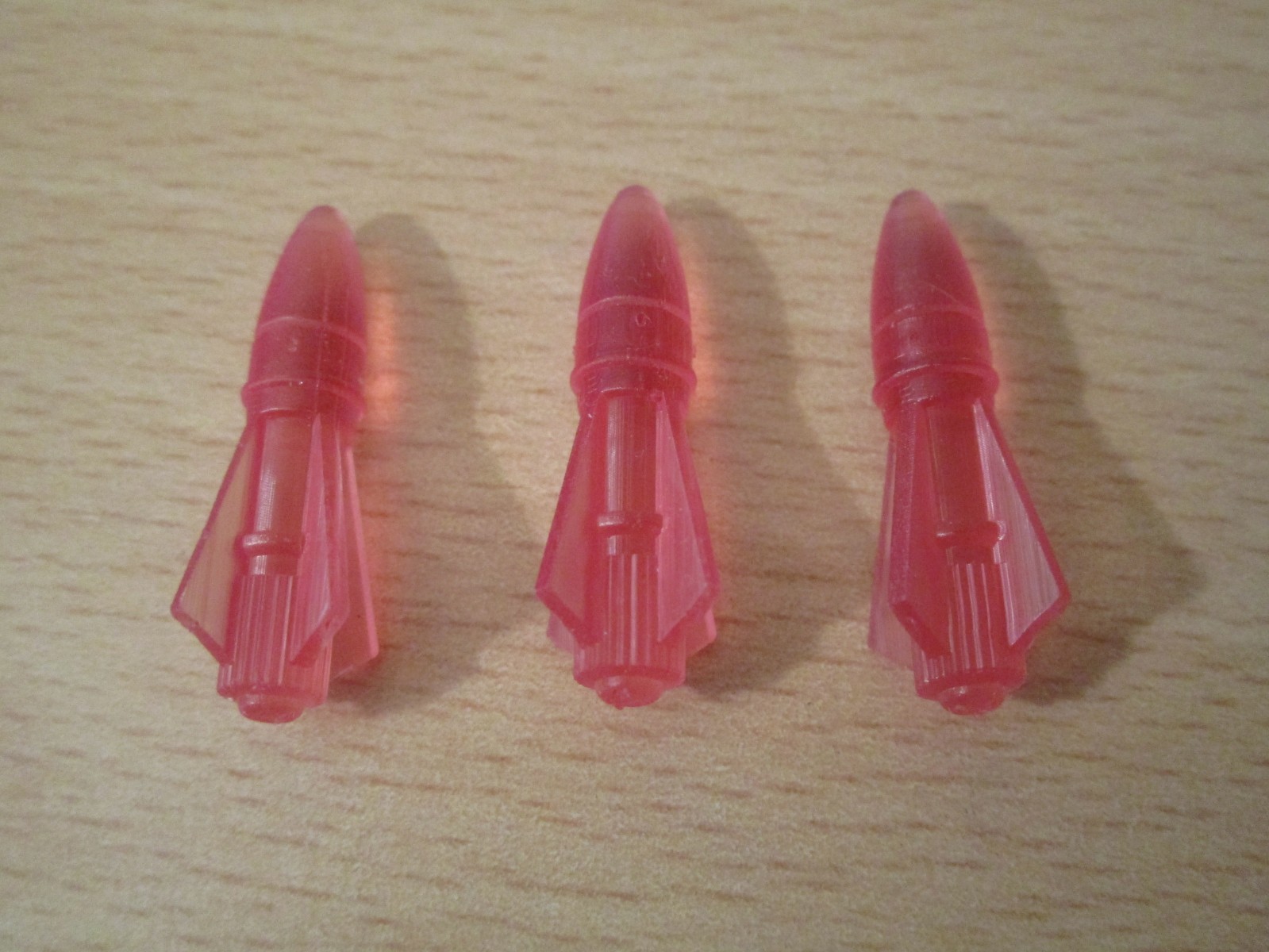 M.A.S.K per Firefly Buggy - 3 missili accessori repro per MASK Kenner vintage anni 80