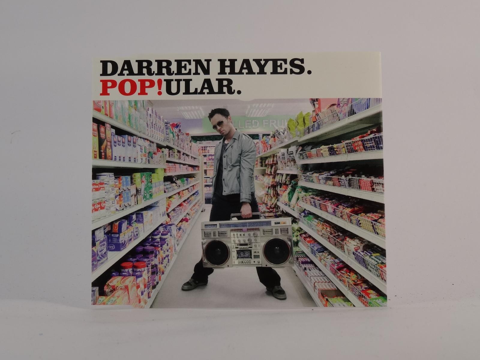DARREN HAYES POP! ULAR (G54) 2 Track CD Single including Picture Sleeve COLUMBIA