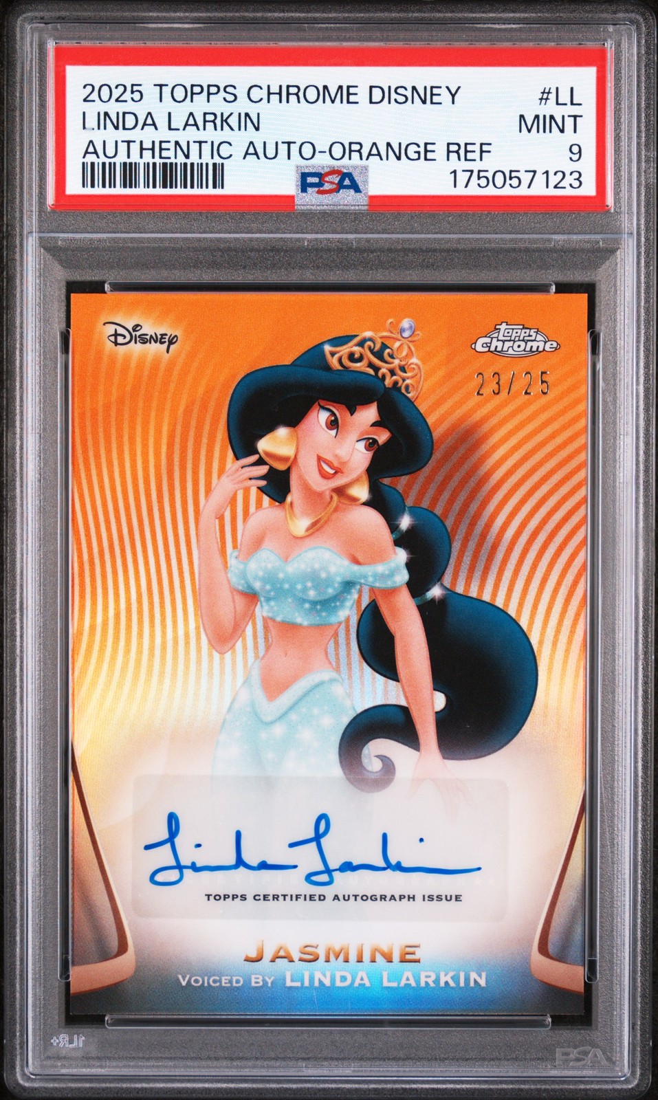 2025 RIFRATTORE ARANCIONE #LL GELSOMINO/LINDA LARKIN 23/25 PSA 9