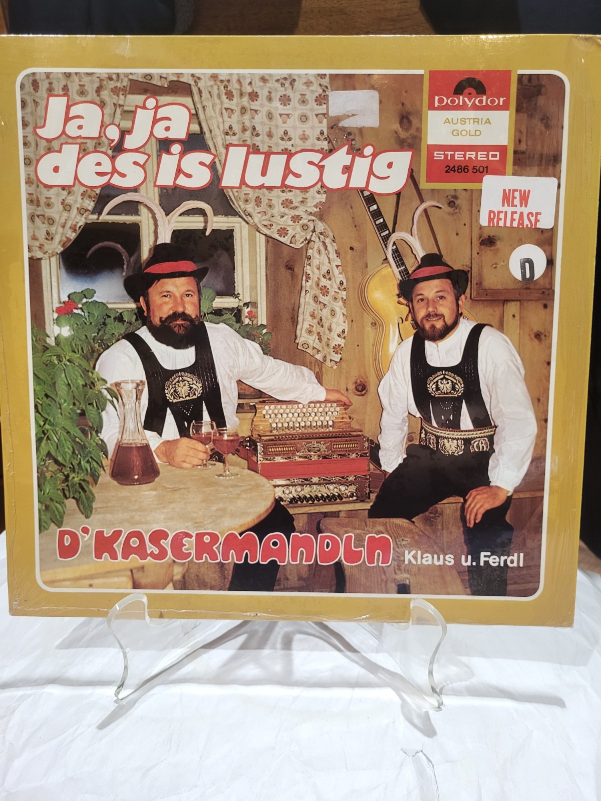 VG+/EX+ D'Kasermandln Ja Ja Des Is Lustig Polydor Austria 2486501 LP