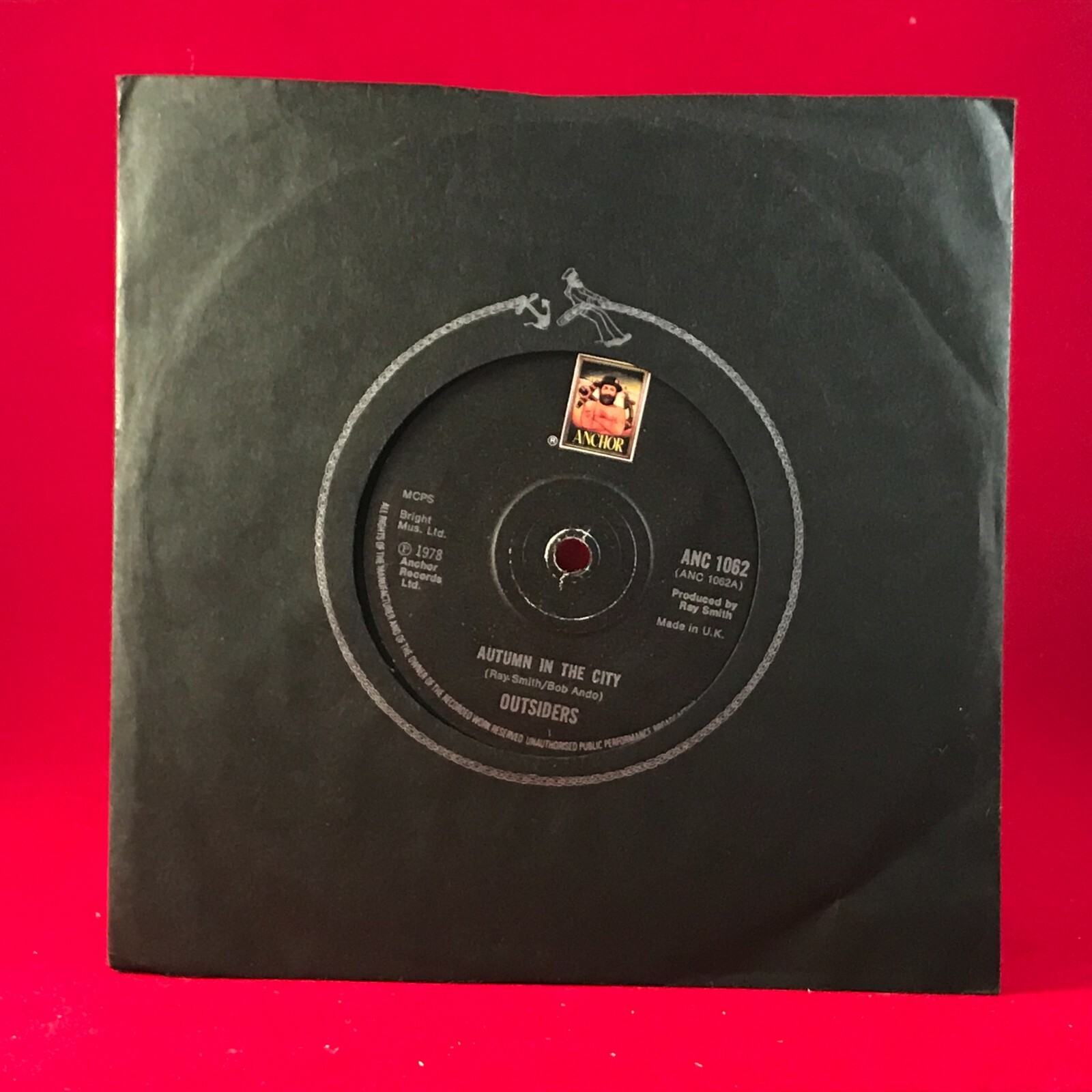 OUTSIDERS  Autumn In The City - 1978 UK 7" Vinyl Single 45 record