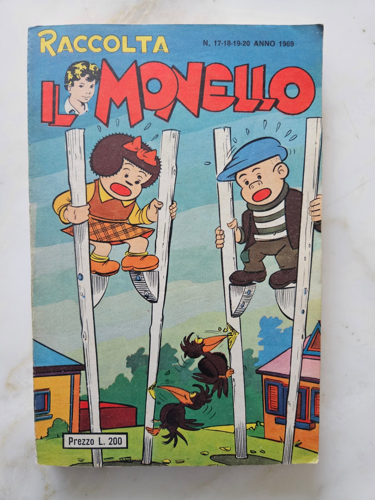 Raccolta IL MONELLO 180° dei nn. 17-18-19-20 del 1969 - Universo 1971 - ott/edic