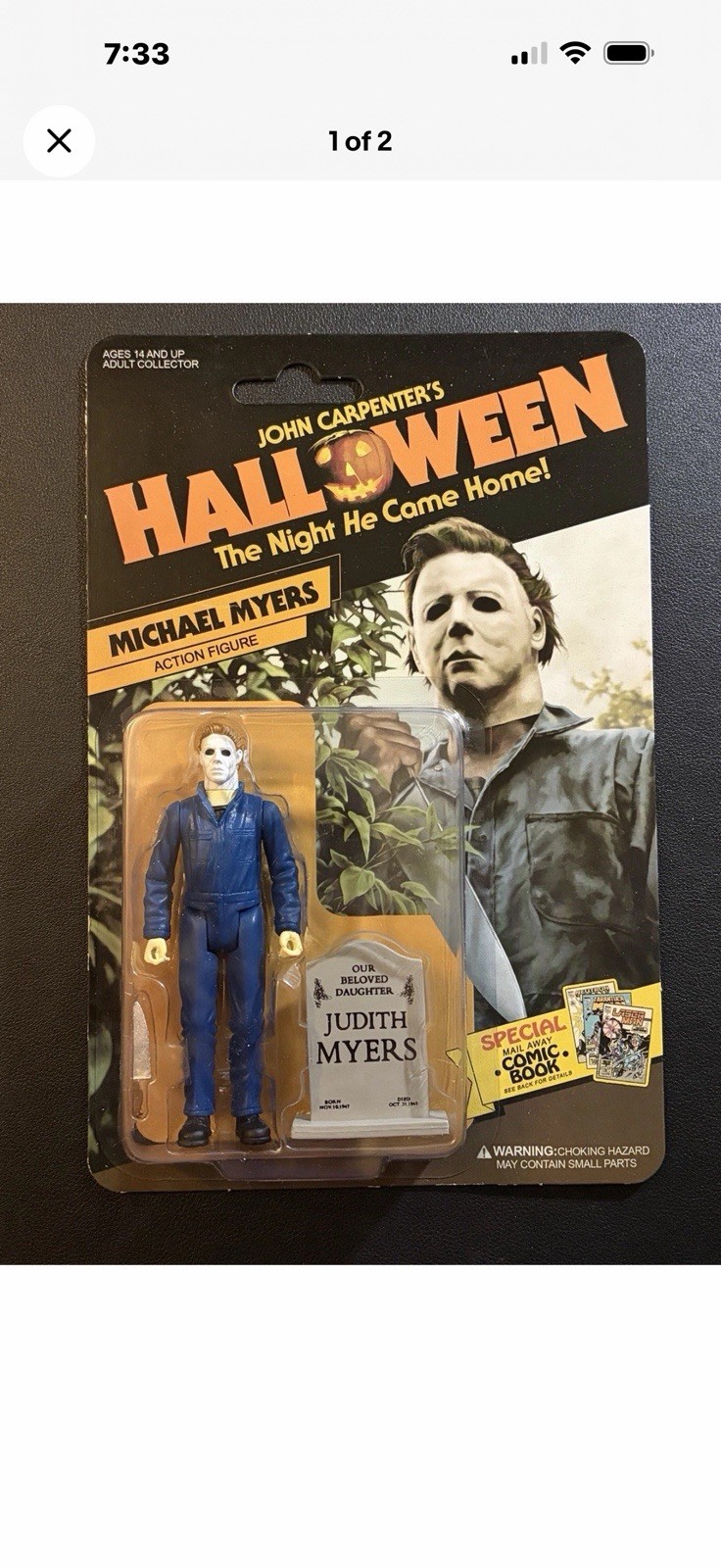 Modellino Halloween Fright Rags Michael Myers 3,75"