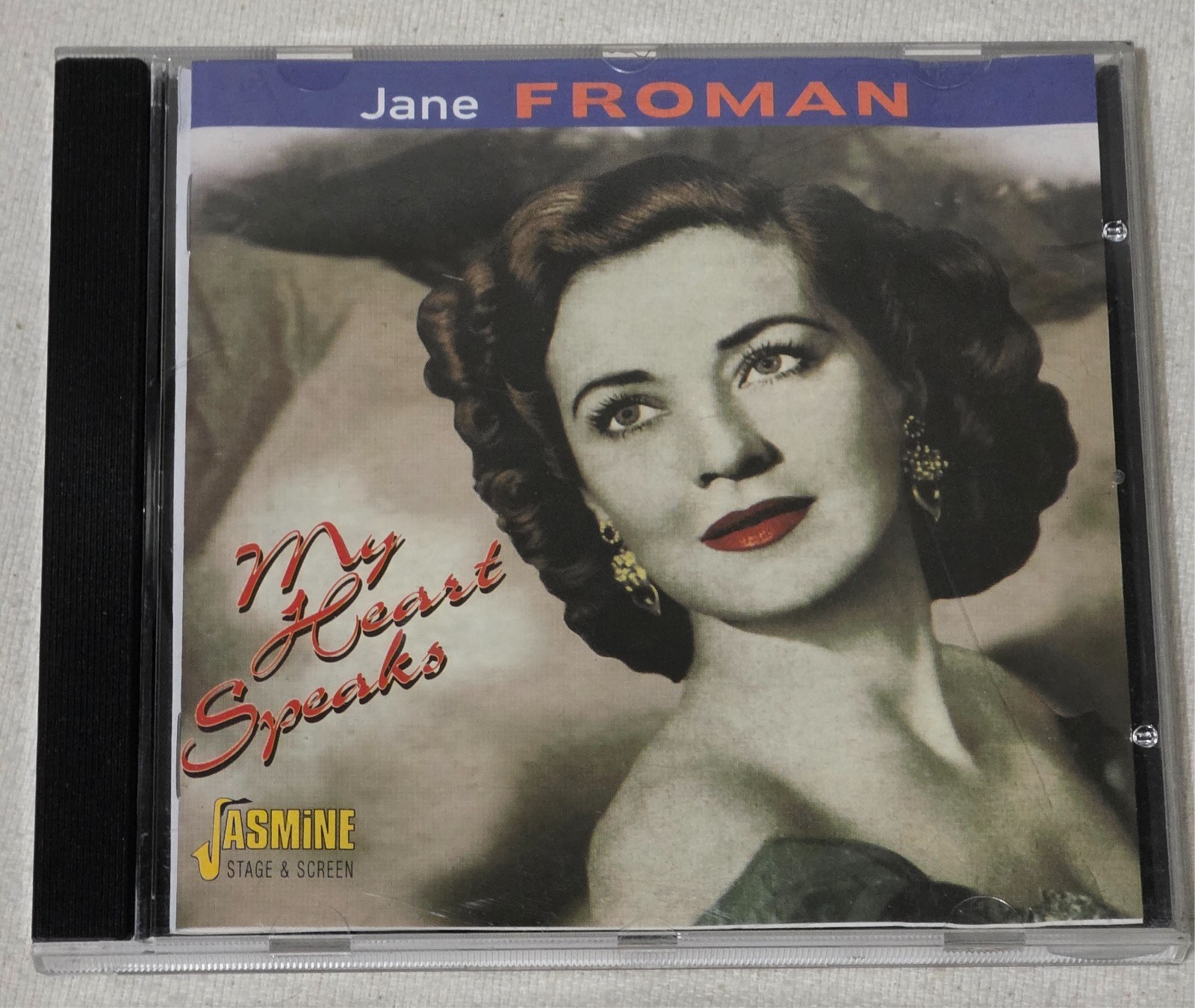 Jane Froman My Heart Speaks CD Jasmine Stage Screen Vintage Vocal Standards 1998