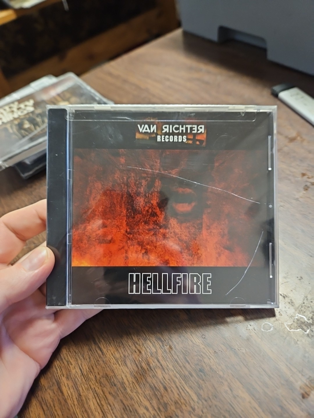 Hellfire CD Van Richter Records 2005 Broken Case