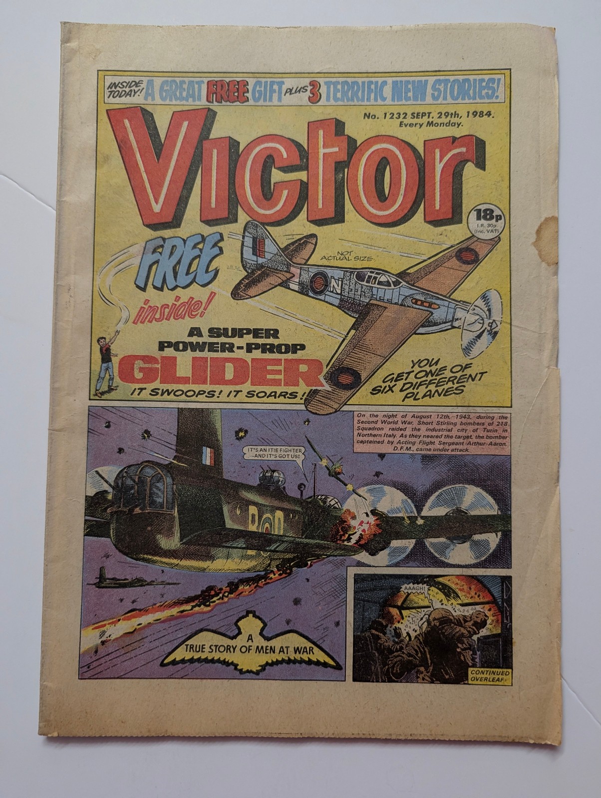 The Victor Comic, No 1232, September 29th 1984.