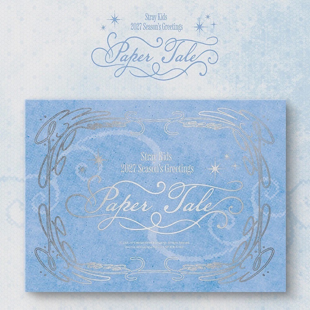 STRAY KIDS 2027 SEASON'S GREETINGS/Calendar+Buch+8Foto+24Karte+etc+JYP POB+2GIFT