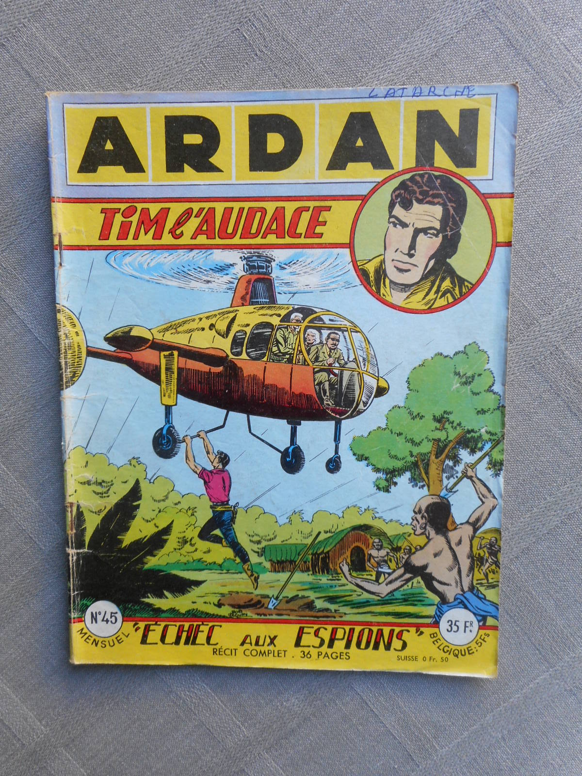 Artima Ardan Tim L'Audace 1ª Serie N° 45 1955 In Buone Condizioni