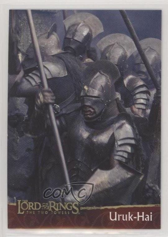 2002 Topps Il Signore degli Anelli Le Due Torri Uruk-Hai #18 3c7