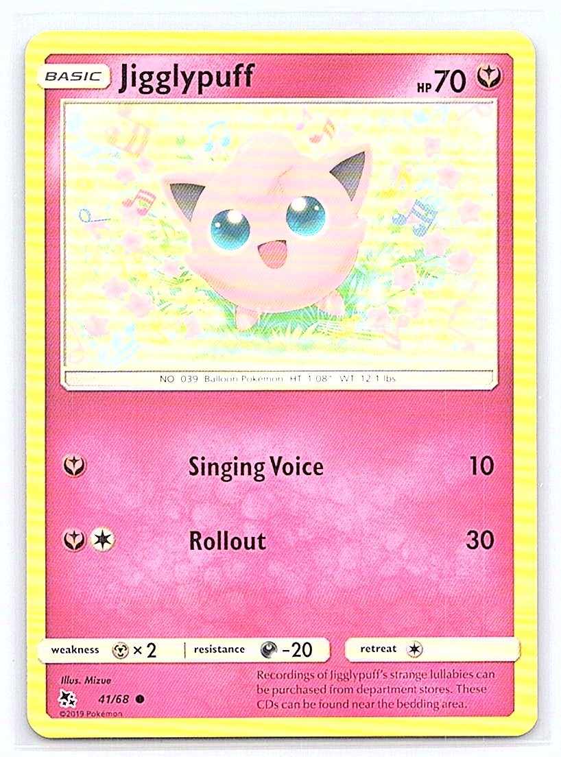 JIGGLYPUFF 41/68 DESTINI NASCOSTI CARTA POKEMON TCG