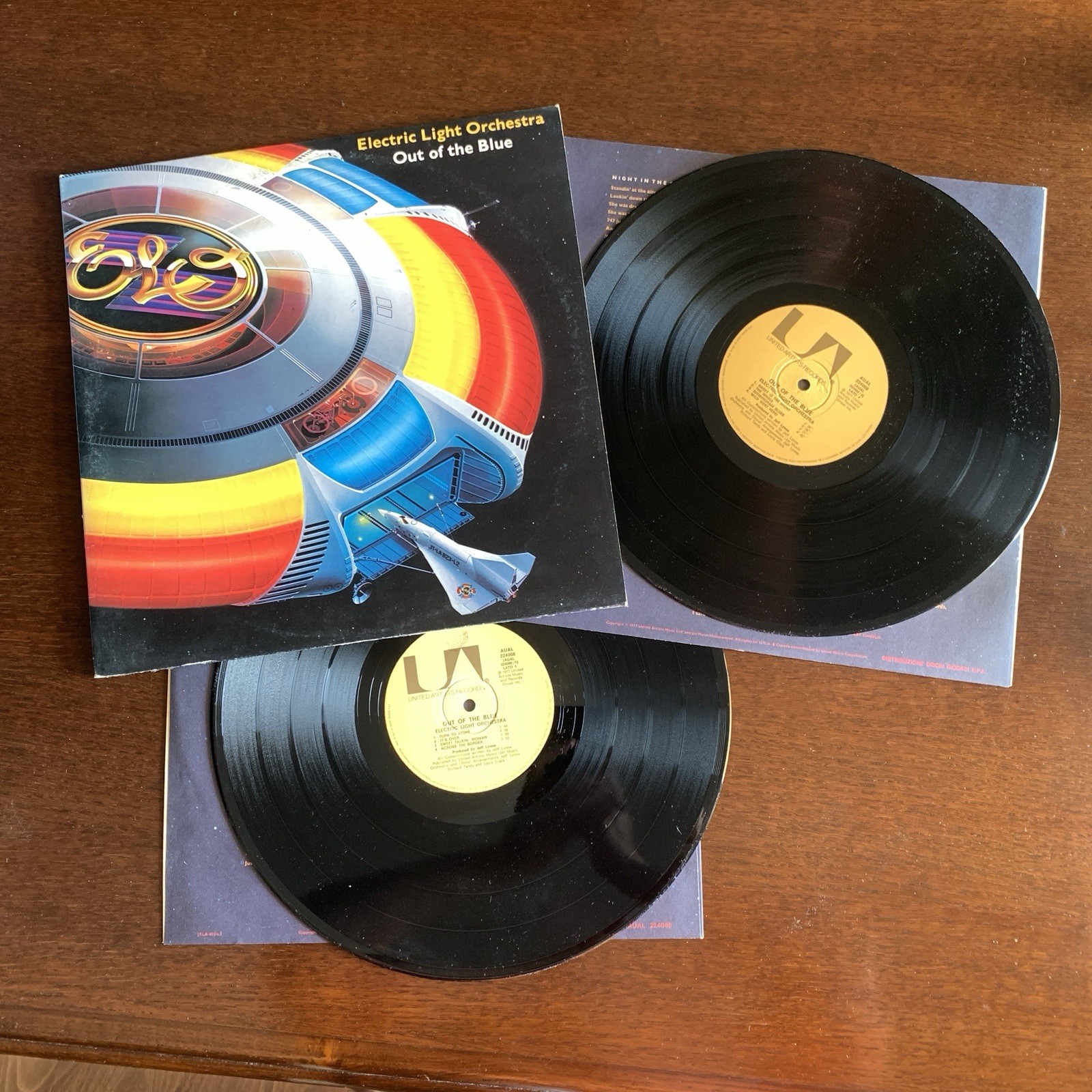 Lp Doppio Out Of The Blue ELO Electric Light Orchestra AUAL 224068 1977 33 Giri