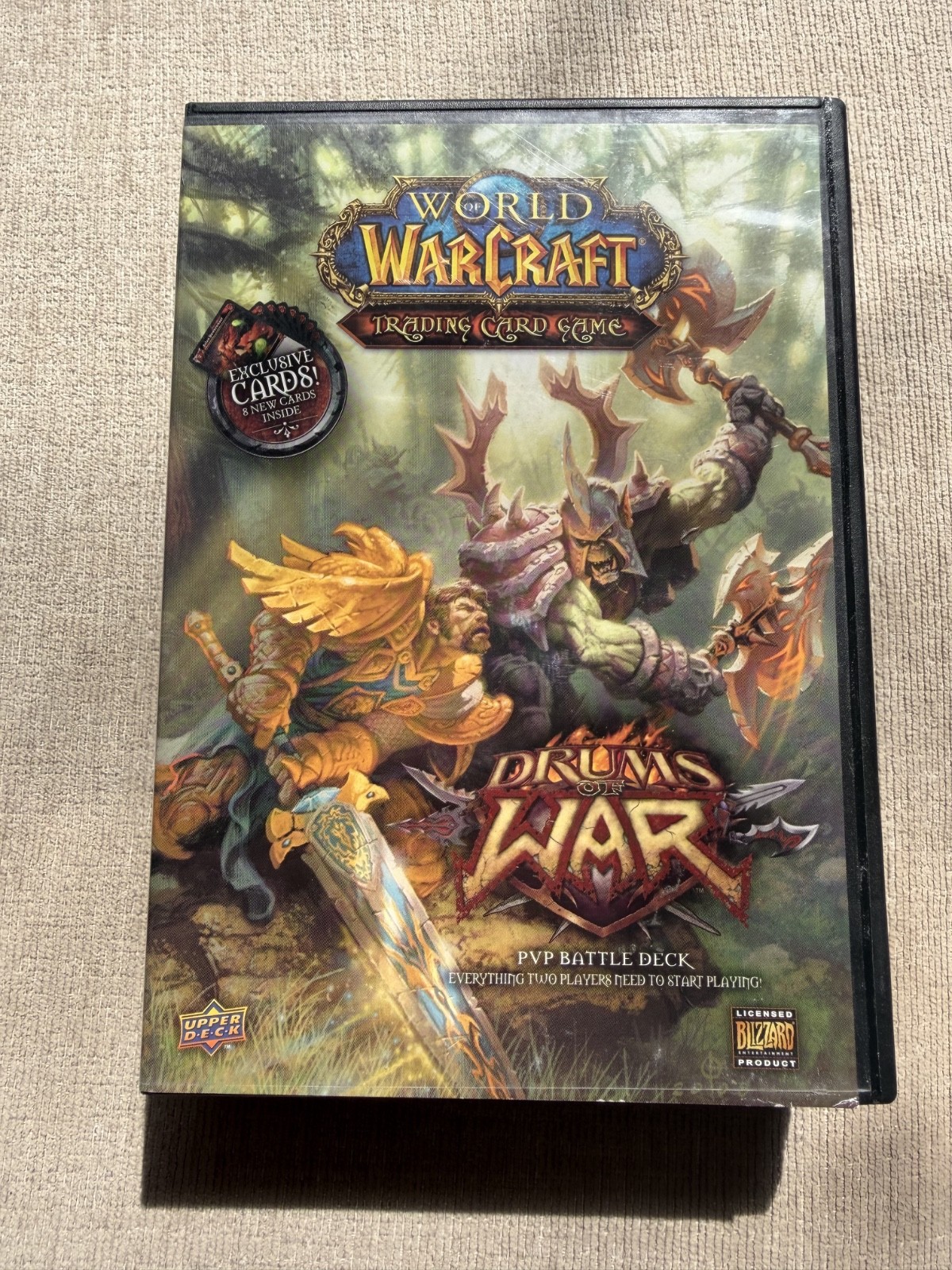 World of Warcraft Drums of War TCG Raid Deck New Sealed Unopened
