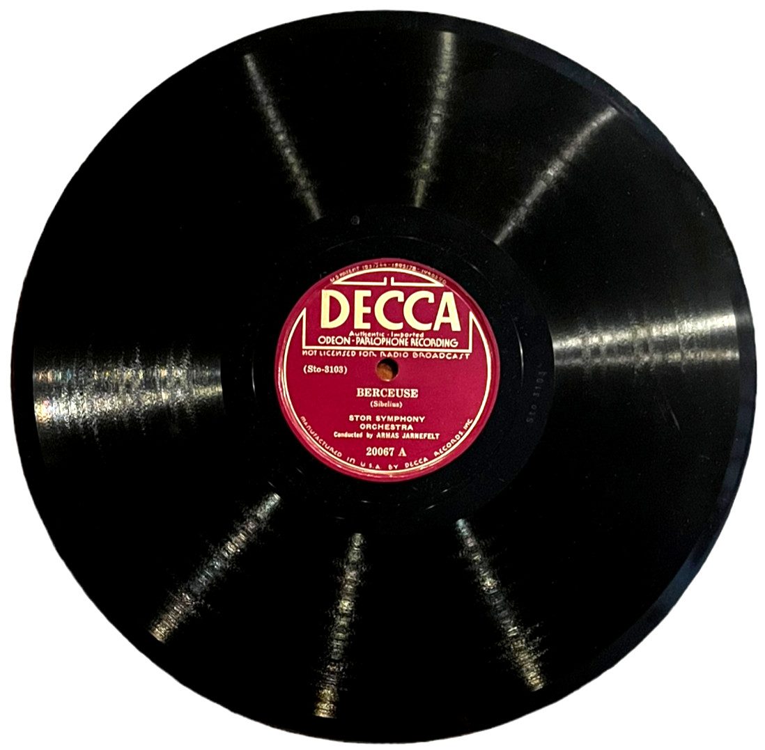 Stor Symphony Orchestra - Berceuse / Musette - Decca Record 20067 - 10" 78rpm