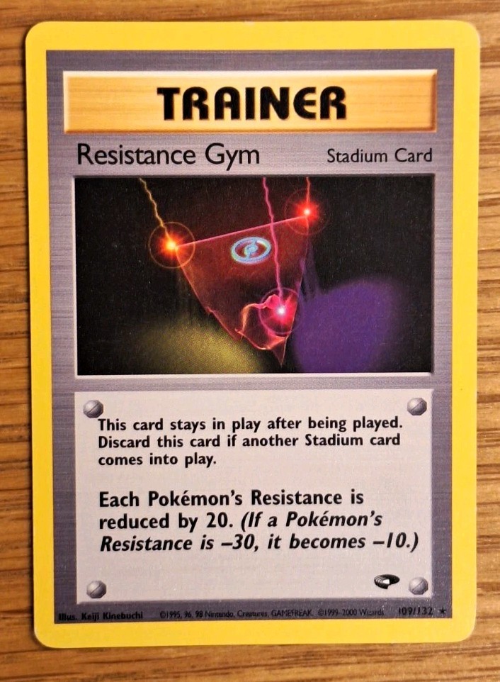 Pokémon TCG Resistance Gym Rare Trainer Stadium 109/132 