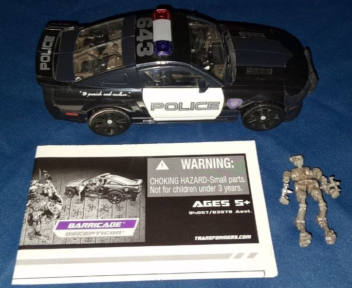 Human Alliance Barricade and Frenzy 2010 Transformers Revenge of the Fallen