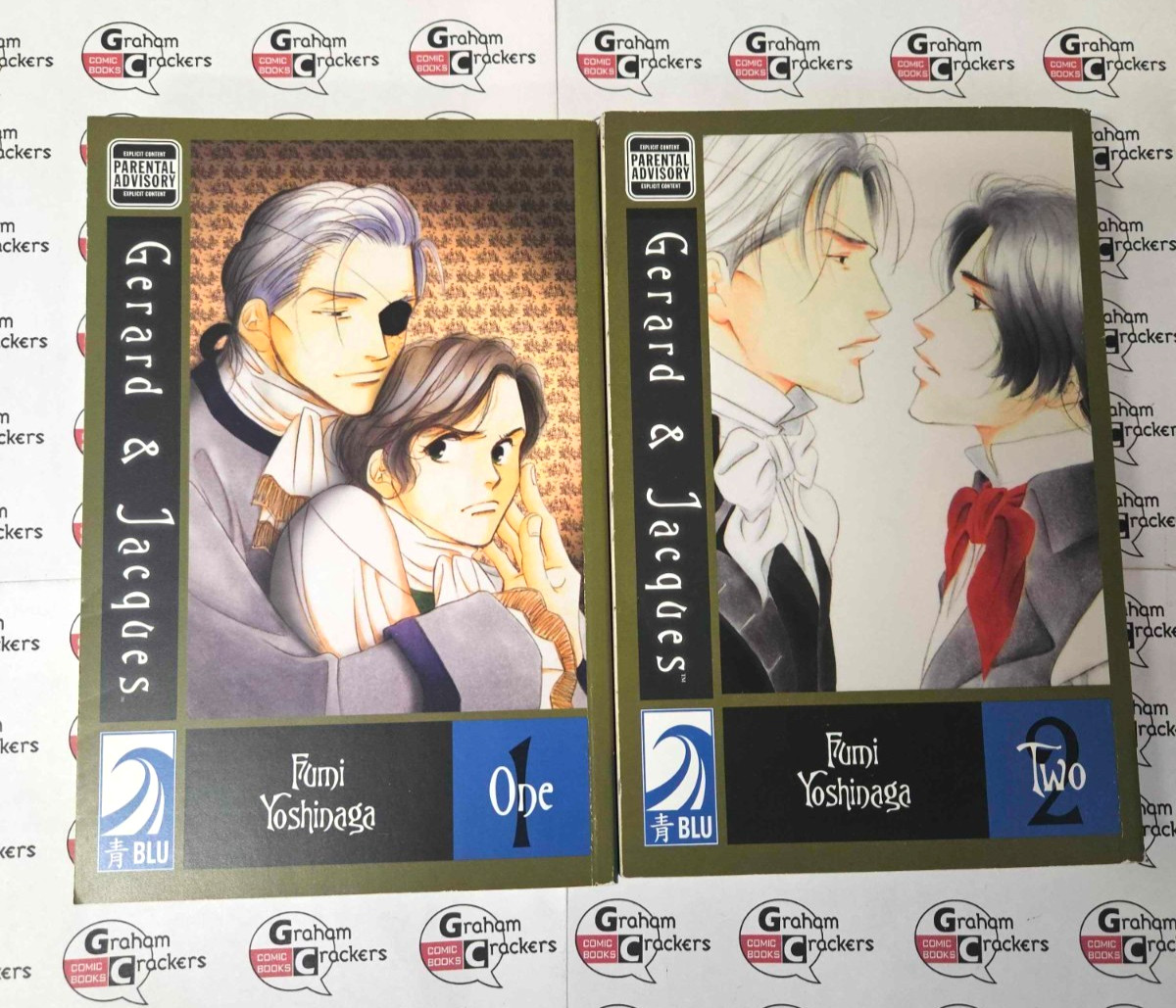 GERALD & JACQUES vol. Set 1 e 2 manga * manga BLU * SCARSO!!  *combinare s&h!!