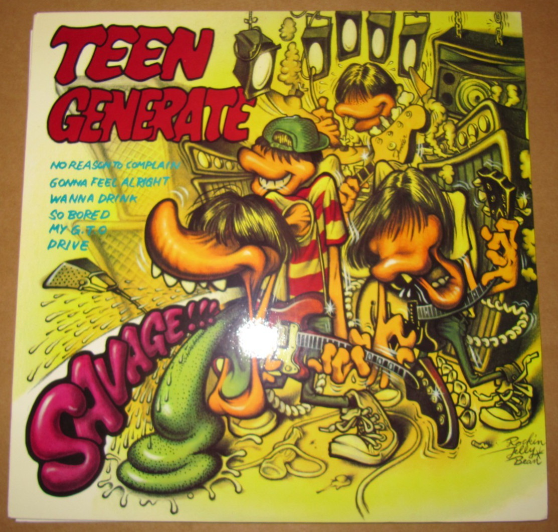 Teengenerate – Savage!!! 10" ep LP Sympathy For The Record Industry PUNK ROCK