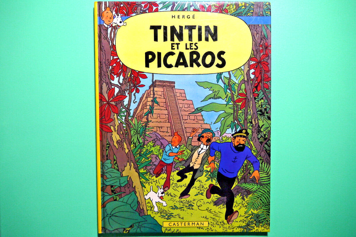 BD TINTIN ET LES PICAROS , C1 , 1976