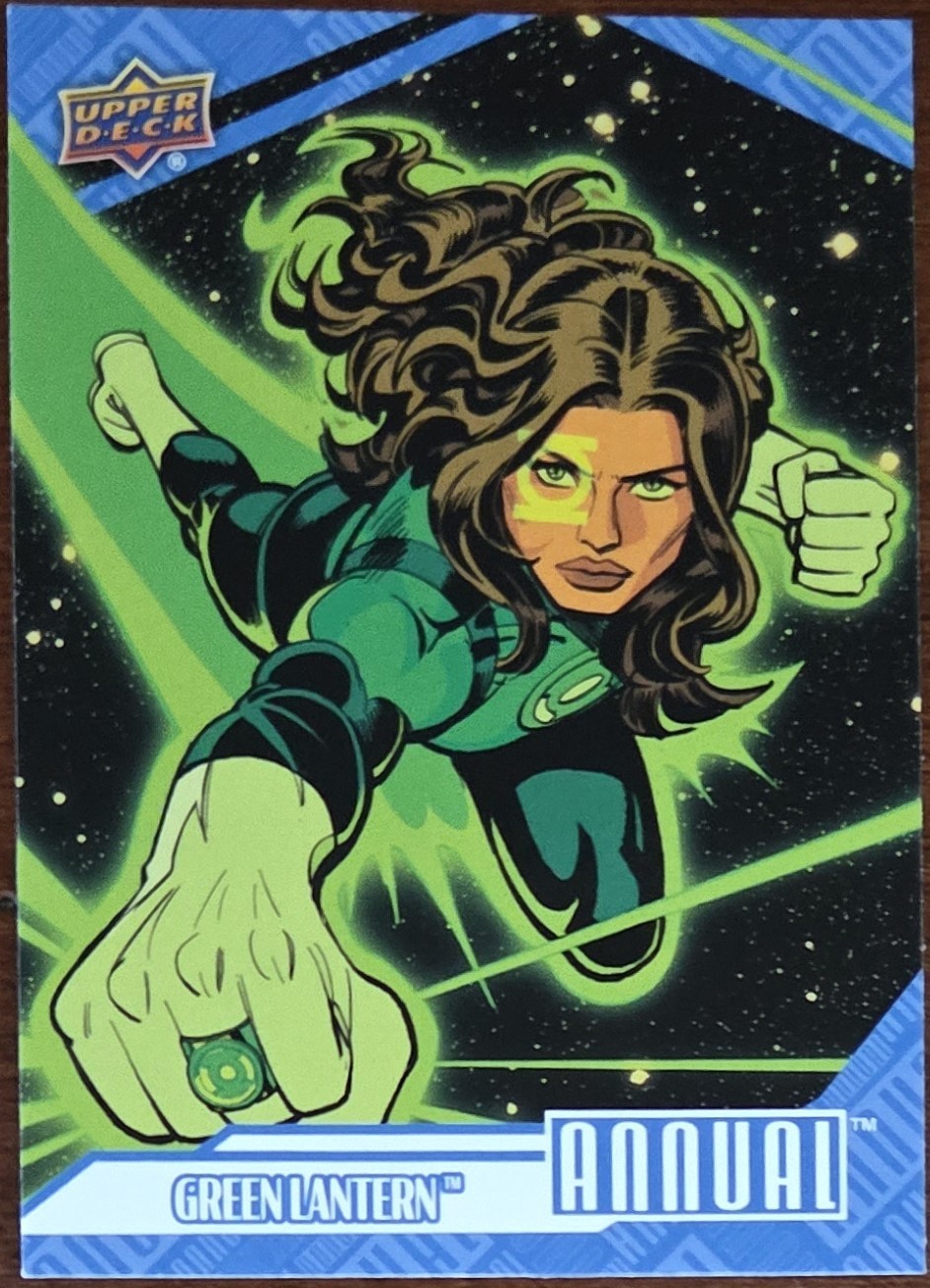 Lanterna Verde Jessica Cruz 2024-25 Upper Deck DC Carta Annuale #79